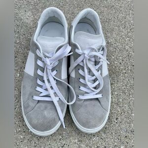 PAUL SMITH Mens  Hansen Gray Suade Tennis Sneakers Shoes 7 uk  - 8 Us